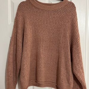 Universal Thread Cozy Pink Chunky Sweater Size Large